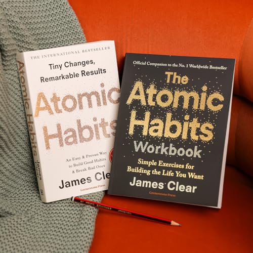 The Atomic Habits Workbook: Official Companion To Atomic Habits by James Clear | Guided Journal, Habit Tracker, Daily Routine Planner: Official Companion to the #1 Worldwide Bestseller