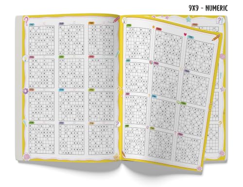 Sudoku Book for Kids | 1001+ Sudoku Puzzle Book for Kids & Adults | Brain Booster Activity Book - 4x4, 6x6, 9x9 & 12x12 Levels | Ages 8+ Years | Two Brothers Publications