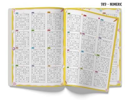 Sudoku Book for Kids | 1001+ Sudoku Puzzle Book for Kids & Adults | Brain Booster Activity Book - 4x4, 6x6, 9x9 & 12x12 Levels | Ages 8+ Years | Two Brothers Publications