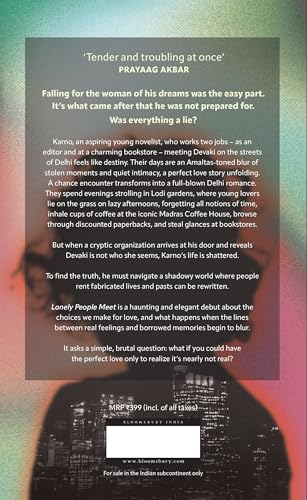 Lonely People Meet: A Genre-Bending Speculative Thriller | Contemporary Indian Literary Fiction Novel | Sayantan Ghosh