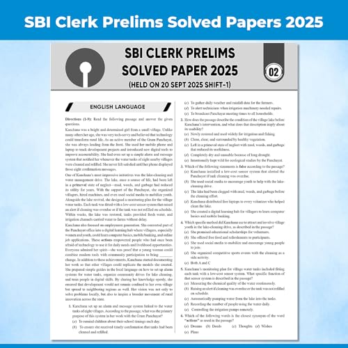 PW 24 SBI Clerk Prelims & Mains Previous Year Solved Papers (Till Nov 2025) with 15 Online CBT Tests For 2026 Exam | 3500 PYQ Questions | Fully Solved