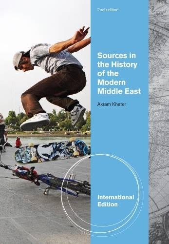 Sources in the History of Modern Middle East