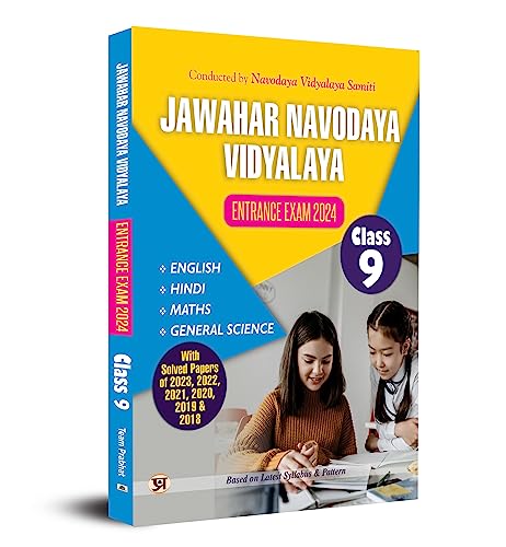 Jawahar Navodaya Book for Class 9 Guide with Solved Papers Practice Sets (2018-2023) Book 2024 by Team Prabhat
