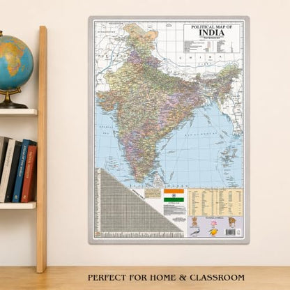 Political Map Of India | Latest Map Of India With The Two New Union Territories Of Jammu & Kashmir And Ladakh