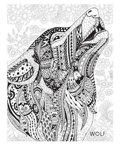 Animals & Birds Creative Doodle Colouring Book for Beginners and Adults | Intricate Wildlife Patterns for Relaxation and Creativity | Printed on High-Quality Paper for Pencil, Gel Pen & Marker Use
