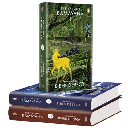 The Valmiki Ramayana: Premium Collectors' Edition | Bibek Debroy Translation of India's Timeless Mythology | The Epic of Lord Rama, Sita, Hanuman and the Battle Against Ravana: 1-3