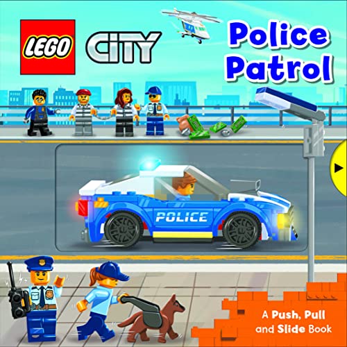 Lego Police Patrol: A Push, Pull and Slide Book book cover