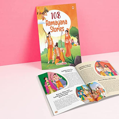 108 Ramayana Stories (Illustrated) - Story Book for Kids - English Short Stories - Epic of India - Bedtime Children Stories - 3 to 10 Years Old Children - Read Aloud to Infants, Toddlers