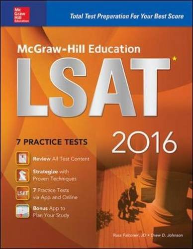 McGraw-Hill Education LSAT book cover
