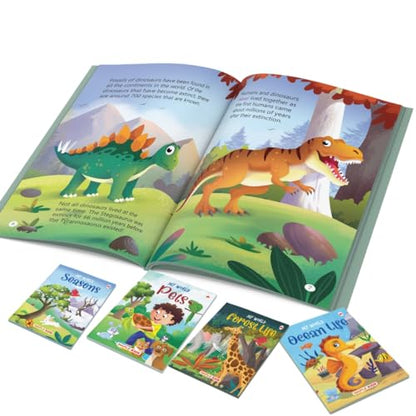 My World (Set of 10 Books) - Science Knowledge Books for Kids - Birds, Dinosaurs, Forest Life, Ocean Life, Pets, Planet Earth, Seasons, Human Body, The Sun, Solar System
