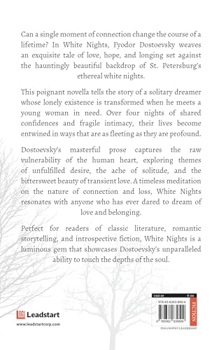 White Nights Fyodor Dostoevsky [Premium Paperback] | A Tale of Love & Loneliness | 50 Greatest Short Stories | Short Stories of Dostoevsky | Classics Books | Literature Books | White Nights Book