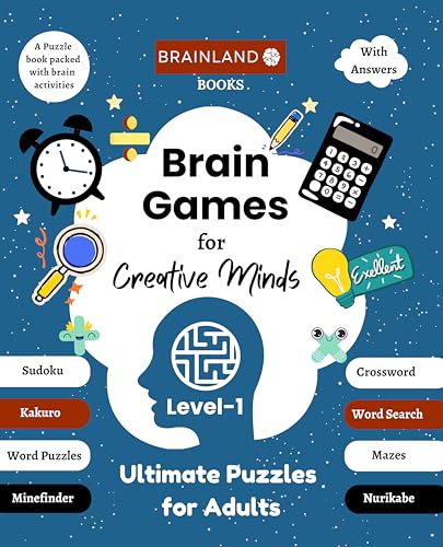 Brain Games for Creative Minds - Ultimate Puzzles for Adults - Level 1