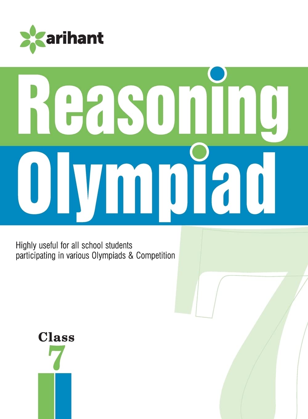 Olympiad Books Practice Sets - Reasoning Class 7th by Arihant Experts book cover