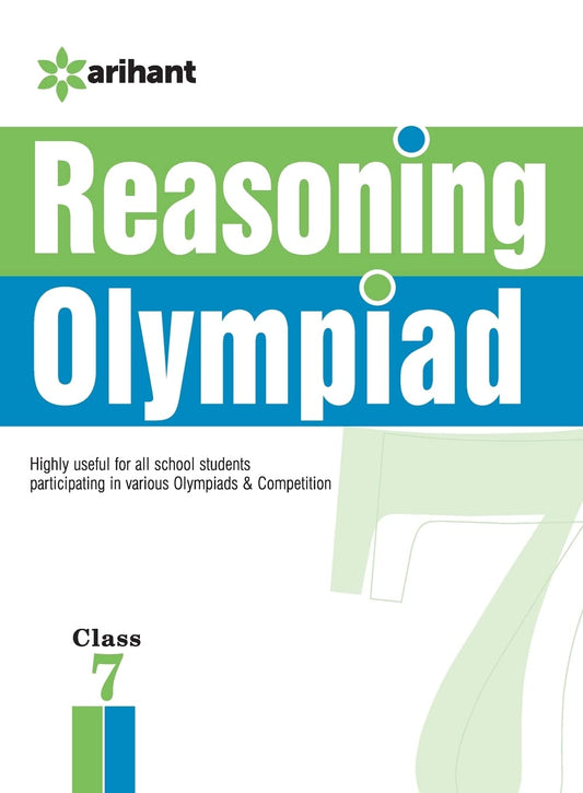 Olympiad Books Practice Sets - Reasoning Class 7th by Arihant Experts book cover