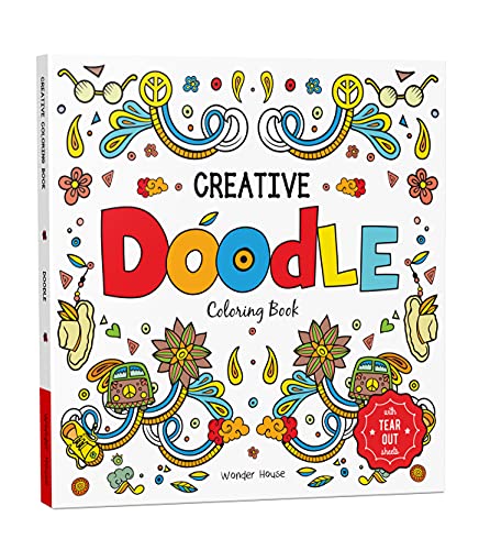 Creative Doodle Coloring Book : Children Coloring Book With Tear Out Sheets book cover