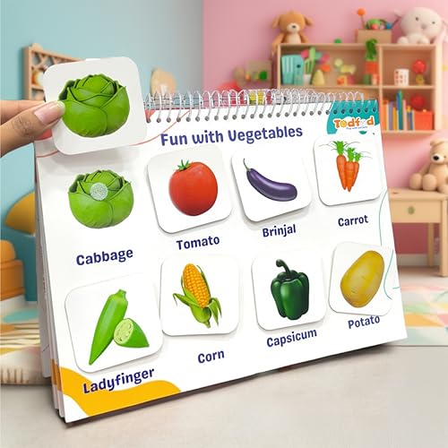 TodFod Chhote Natkhat All in One Early Learning Board Book For Kids to Learn Shapes, Colors, Fruits, Numbers, Body Parts Fruits, Vegetable, Animal And ... Binder Book For Toddlers [Board book] TodFod