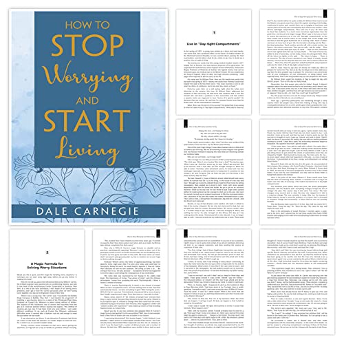 Pack of 6 Self Help Book for Adult - How to Self Confidence, Stop Worrying, Win Friends, Subconscios Mind, Think & Grow and Art of War