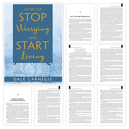 Pack of 6 Self Help Book for Adult - How to Self Confidence, Stop Worrying, Win Friends, Subconscios Mind, Think & Grow and Art of War