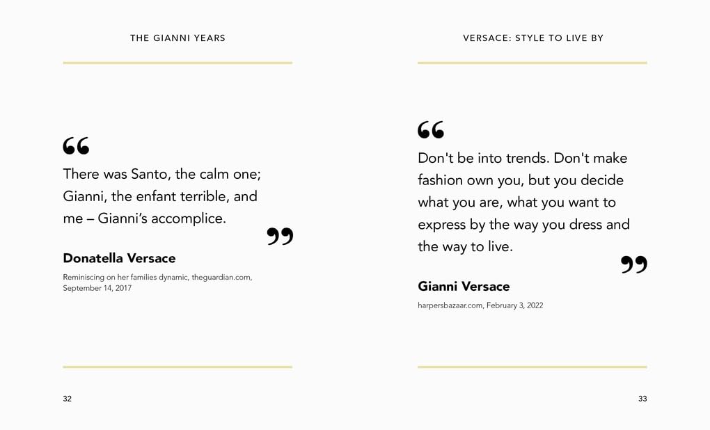 The Little Guide to Versace: Style to Live by
