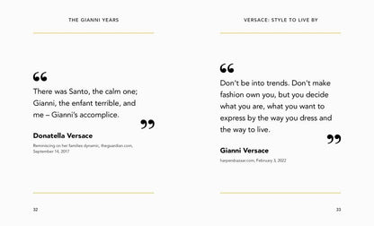 The Little Guide to Versace: Style to Live by