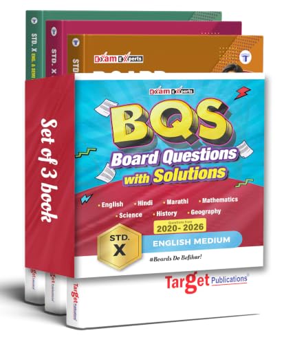 Std 10 Board Chapter Wise Questions with Solutions | SSC Topic Wise Board Questions All Subjects - 2020 to 2026 | English Medium | Based on Std X Maharashtra State Board