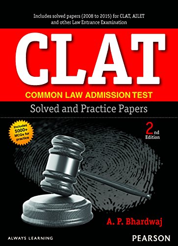 CLAT Solved and Practice Papers book cover