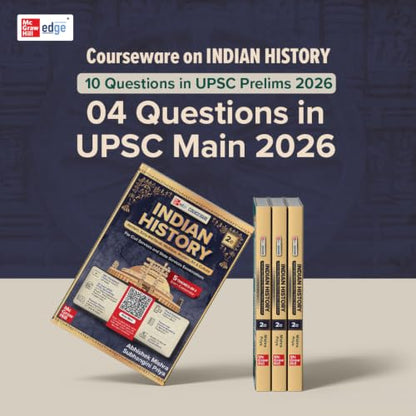 Indian History, 2e for UPSC 2026 by Abhishek Mishra | Chapter-wise 14 Years Online Prelims & Mains PYQs (2013-26) | 100+ Author Videos | 5-Themes-in-1: Ancient, Early-Med, Med, Modern, Art & Culture