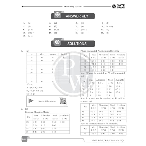 PW GATEWALLAH Computer Science & IT Topicwise Previous Year Solved Papers (2026 - 2008) with Video Solutions For 2027 Exams | Detailed Text Solutions