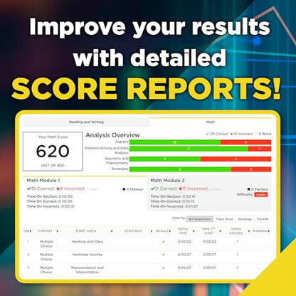 7 Practice Tests for the SAT, 2027: In-Book + Online Practice Tests for Your Top Score (2027) (College Test Preparation)