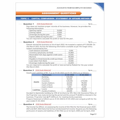 PW CA Foundation Accounting Volume 1 & 2 Combo Set of 2 Books By CA Nitin Goel l Including PYQ, MTP, RTP and All Important Questions Latest Syllabus For 2025 Exam [Paperback] CA Nitin Goel