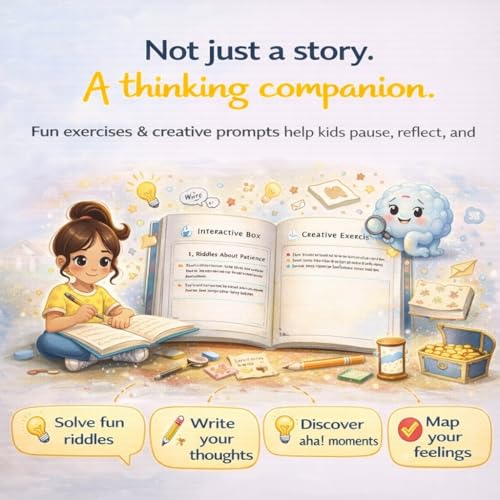 Aahana and the Two Brains: Interactive Picture Book with Fun Questions That Help Children Understand Their Minds and Emotions via Tools Age 7+ By Avinash Parhi