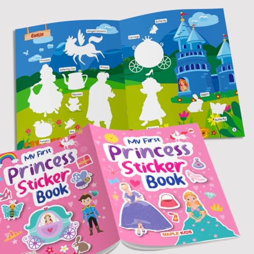 My First Sticker Book - Princess - Activity Book for Kids with 100+ Stickers - Stickers for Children - Age 3+ Years