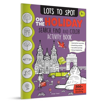 Lots to Spot On The Holiday: Search, Find and Color Activity Book