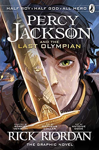 The Last Olympian: The Graphic Novel (Percy Jackson Book 5) book cover