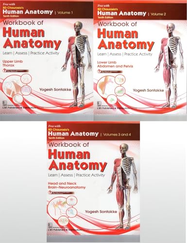 Bd Chaurasias Human Anatomy 10Ed 4 Vol Set (Pb 2025)