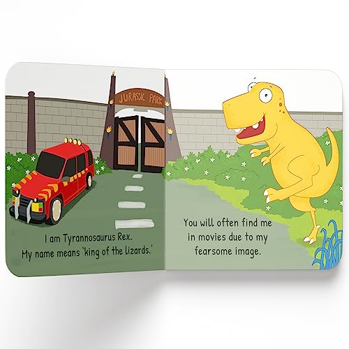 T. rex – My First Dino Board Book: Illustrated Dinosaur Picture Book for Kids | Learn Fun Facts About the Fierce Tyrannosaurus Rex with Bright Images & Simple Text | Sturdy Board Book for Toddlers & Preschoolers | Ages 2–5 Years
