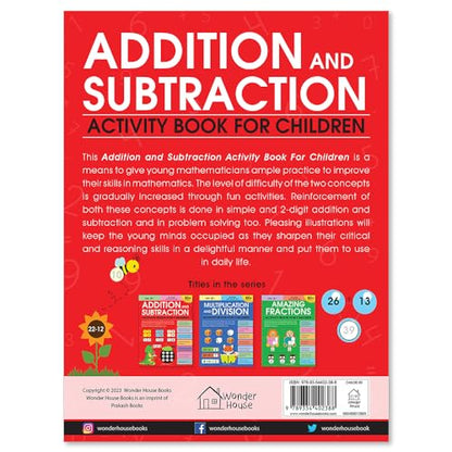 Addition And Subtraction Activity Book For Children - 80+ Activities Inside | Ages 5, 6, 7 | 2.5 Hours Of Interactive And Skill Building Fun