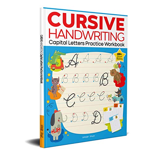 Cursive Handwriting - Capital Letters: Practice Workbook For Children book cover