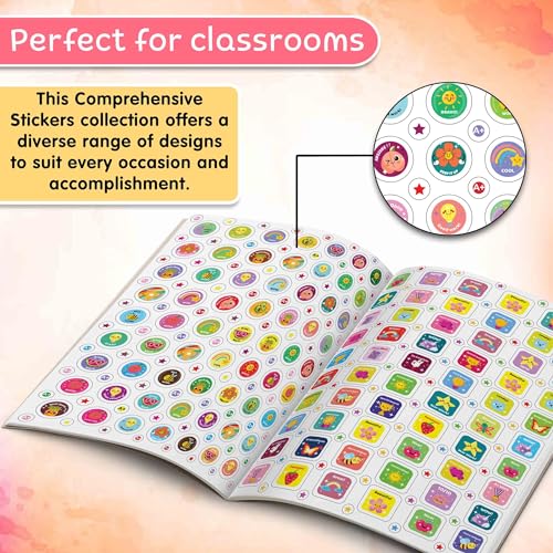 "2000+ Reward Stickers: A Fun Sticker Book for Teachers and Parents - Encouraging and Celebrating Kids' Achievements with Over 2000 Stickers [Paperback]"