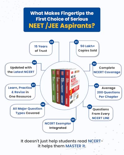 MTG NCERT at your FINGERTIPS Chemistry For NEET & JEE Exam 2026-2027 | NCERT Exam Scorer, Concept Priority Tracker, HOTS MCQs, Mind Maps & DPP with HD ... Edition (Based on NEET/JEE Latest Pattern)