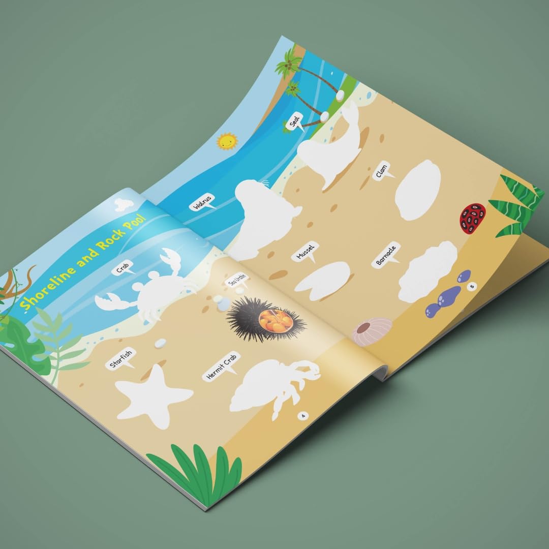 My First Sticker Book - Ocean - Activity Book for Kids - Stickers for Children - Age 3+ Years
