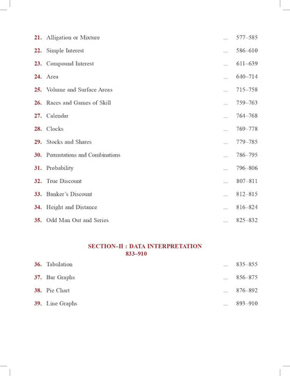 Quantitative Aptitude Book (New Edition 2026 - 2027): For All Competitive Examinations for Banking, SSC Exams CGL/CHSL/MTS/GD, RRB Railway, Police/SI, UPSC, CAT/MAT, IBPS SBI Bank PO/Clerk, CLAT Exam