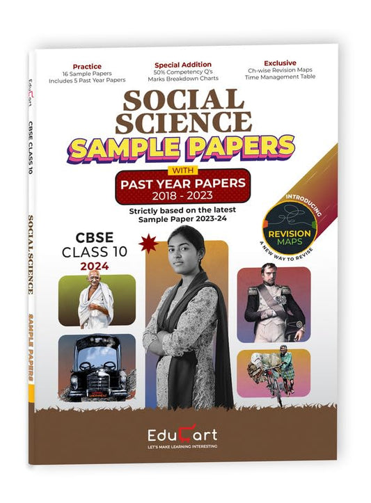 Educart CBSE Social Science Class 10 Sample Paper 2023-24 (Introducing Revision Maps and Past Year Papers) 2024 