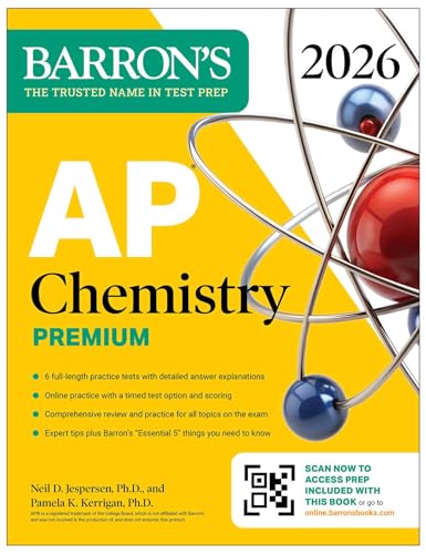 AP Chemistry Premium, 2026 (Barron's AP Prep)