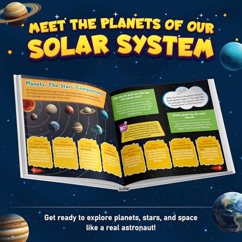 First Earth and Beyond Encyclopedia Books for Kids, Explore Space to Mountains, Activity Book for 5-10 Years Old, Fun Learning Book