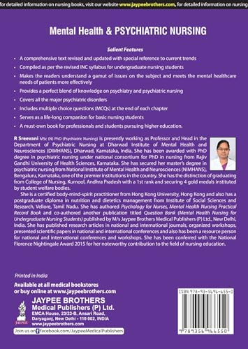Mental Health & Psychiatric Nursing for GNM Students | Comprehensive Textbook with 26 Clinical Assessment, Chapter-wise MCQs, Case Study and Nursing Care Plan Formats for Term-End Exams