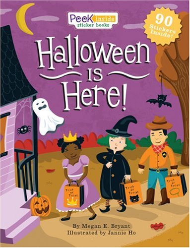 Peek Inside: Halloween Is Here! (Peek Inside Sticker Books) book cover