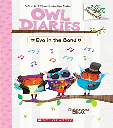 Owl Diaries #17: Eva in the Band (A Branches Book) book cover