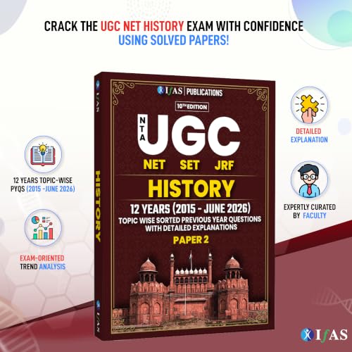 UGC NET History Paper 2 Book 2026 | 12 Years' Previous Year Solved Paper 2 (2015–Jun 2026) with Detailed Solutions | For NTA UGC NET/JRF & SET | Topic-wise Sorted PYQs | Best Seller | Two Brothers