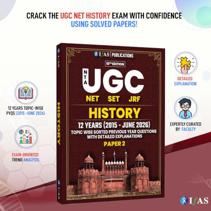 UGC NET History Paper 2 Book 2026 | 12 Years' Previous Year Solved Paper 2 (2015–Jun 2026) with Detailed Solutions | For NTA UGC NET/JRF & SET | Topic-wise Sorted PYQs | Best Seller | Two Brothers